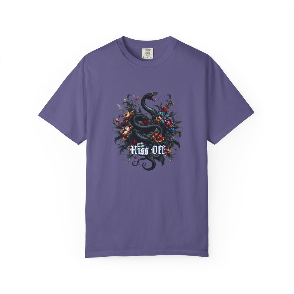 Snake Floral 'Hiss Off' T-Shirt