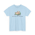 Pug Pizza Tee — "Just Here for the Food" Funny Dog T-Shirt