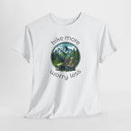 Hike More Worry Less T-Shirt — Nature Hiking Graphic Tee