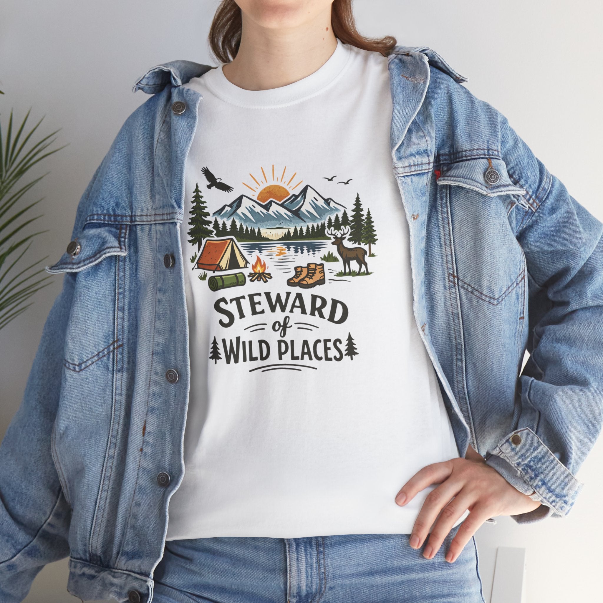Steward of Wild Places Camping Graphic Tee
