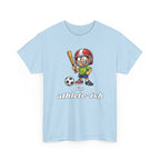"I'm Athlete-ish" Sports Cartoon T-Shirt — Funny Sports Fan Graphic Tee