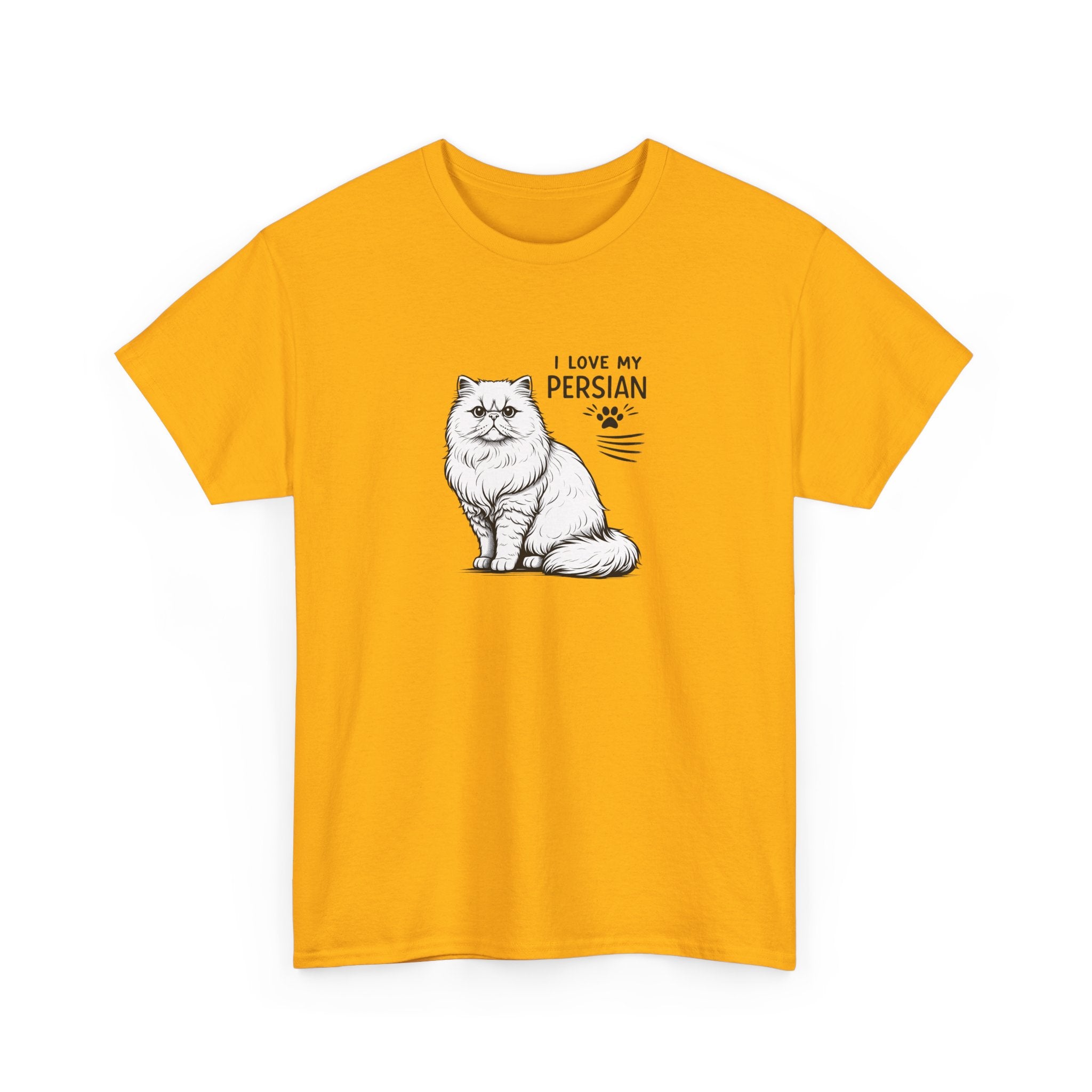 Persian Cat T-Shirt — "I Love My Persian" Tee