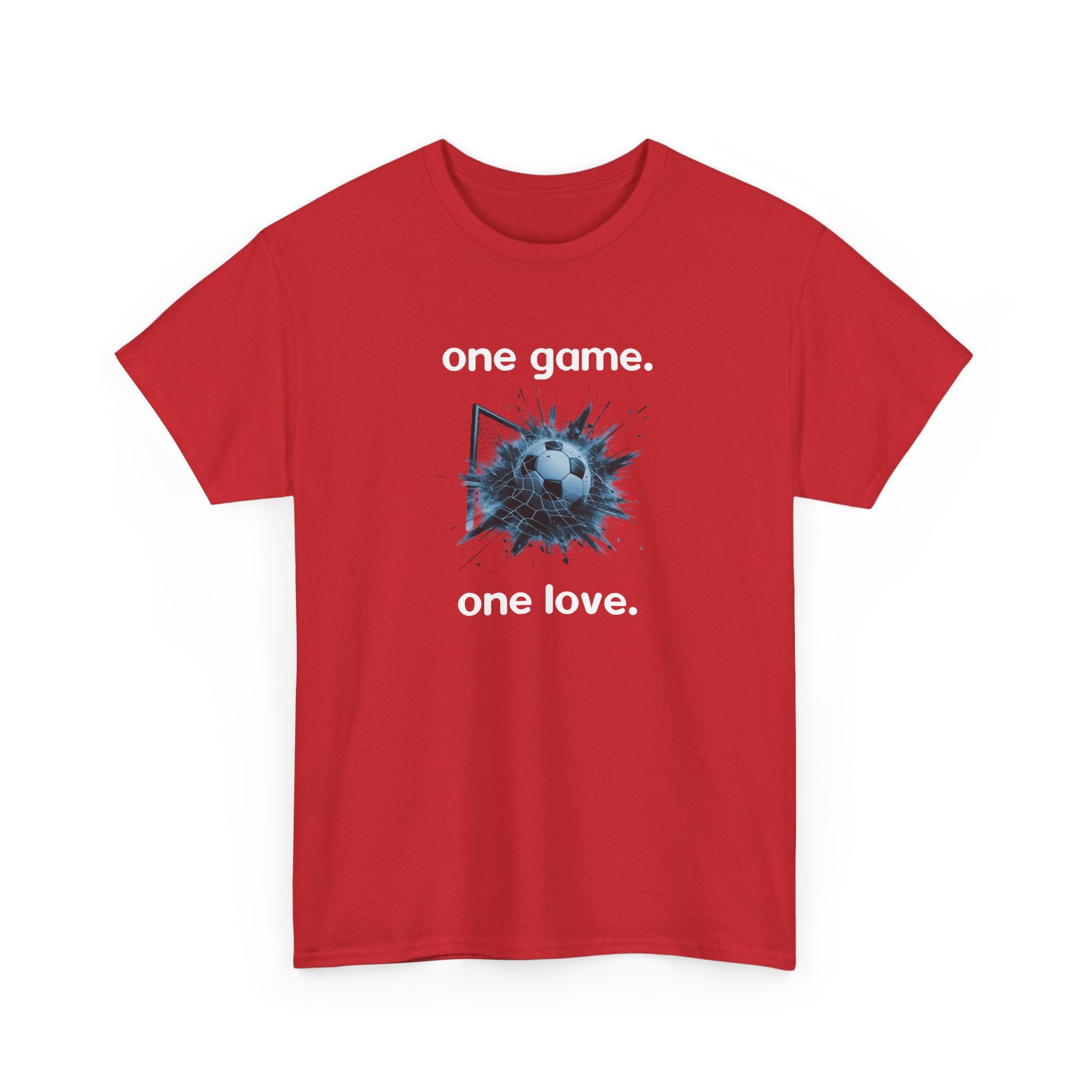 One Game. One Love. T-Shirt — Football Soccer Graphic Tee