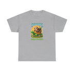 Slow Down Turtle Sloth & Snail V-Neck Tee — "Enjoy Life a Little" Relaxed Graphic Shirt