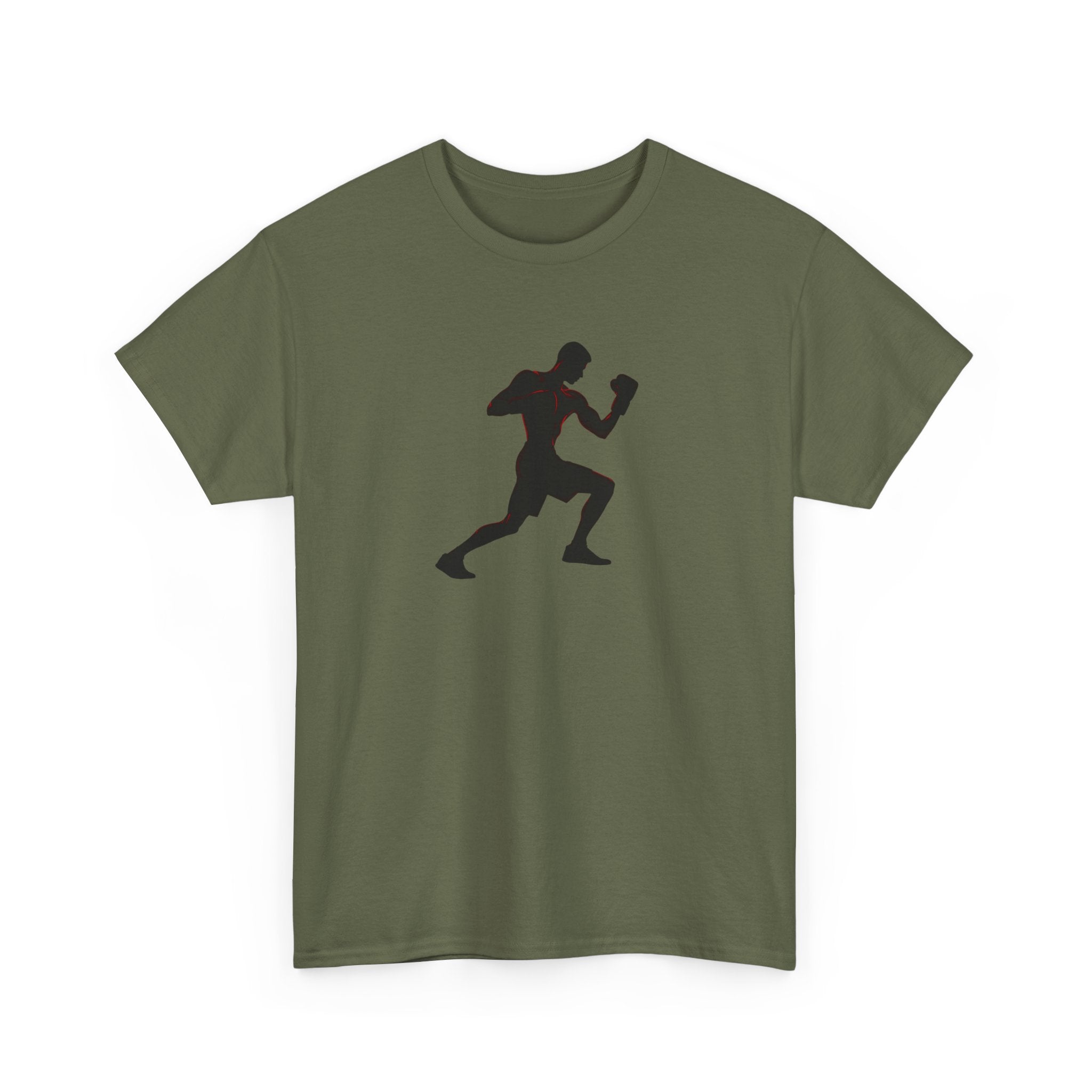 Boxer Silhouette T-Shirt — Minimal Boxing Gym Tee