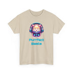 T-Shirt — "Purrfect Beats" Cat DJ Graphic Tee