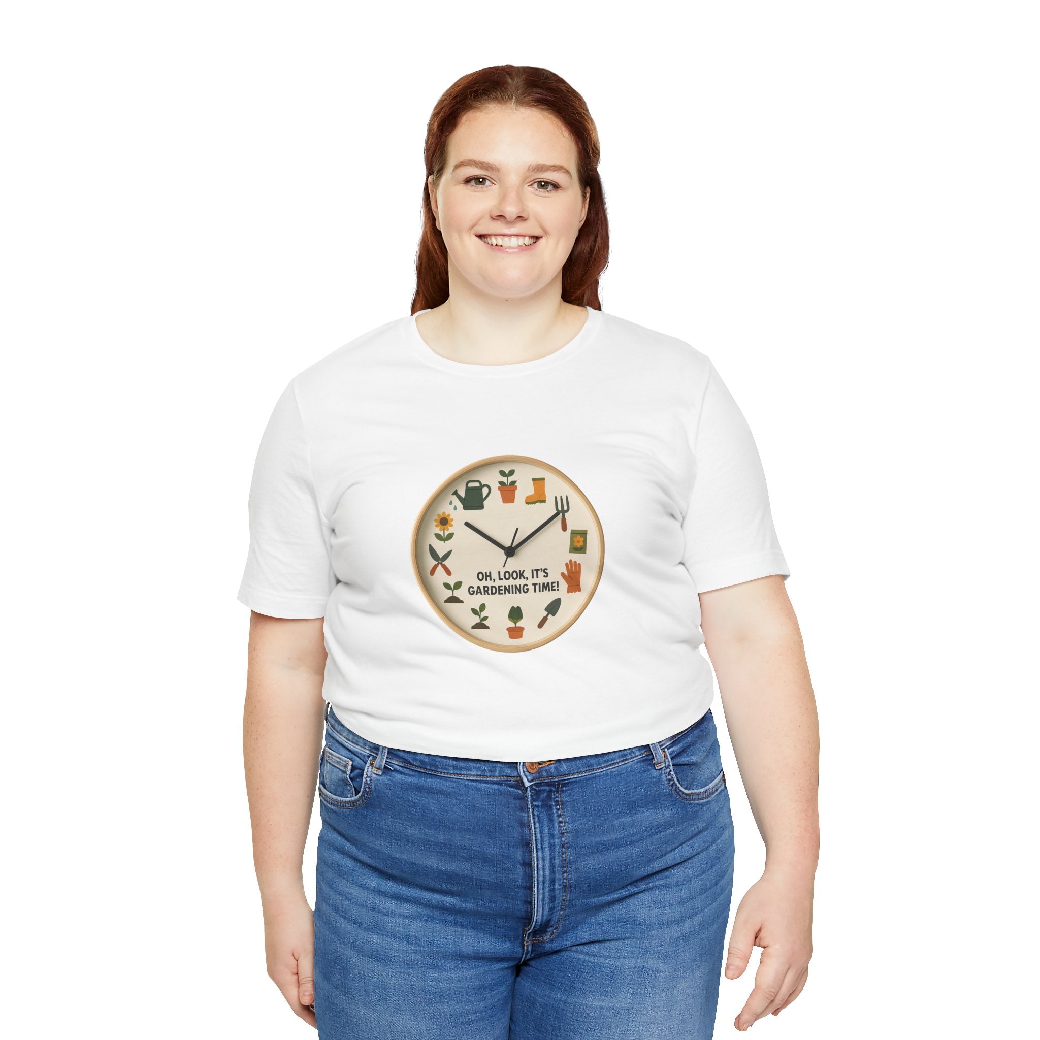 Gardening Tee — "Oh, Look, It's Gardening Time" Graphic Shirt