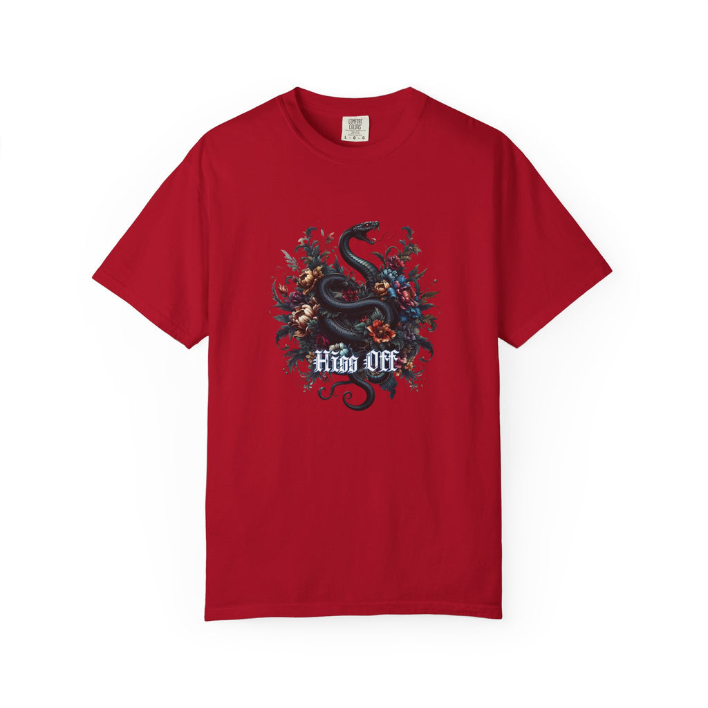 Snake Floral 'Hiss Off' T-Shirt