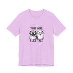 You're Weird I Like That T‑Shirt — Cute Pug Illustration Tee