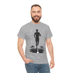 Running Silhouette T‑Shirt – One Mile At A Time Graphic Tee