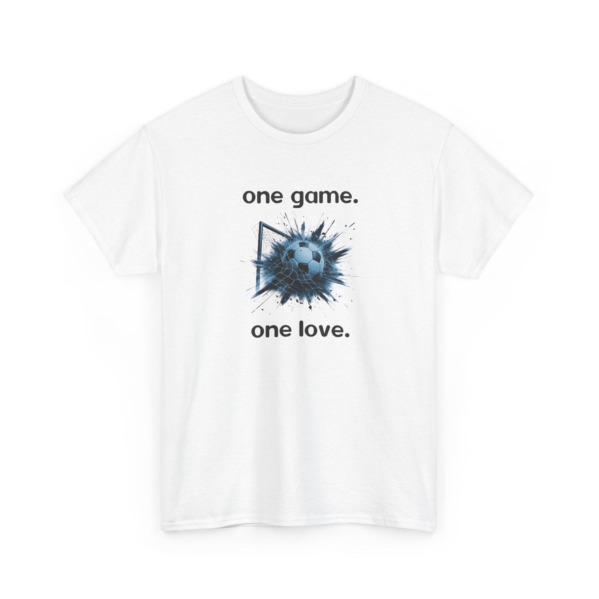 One Game. One Love. T-Shirt — Football Soccer Graphic Tee