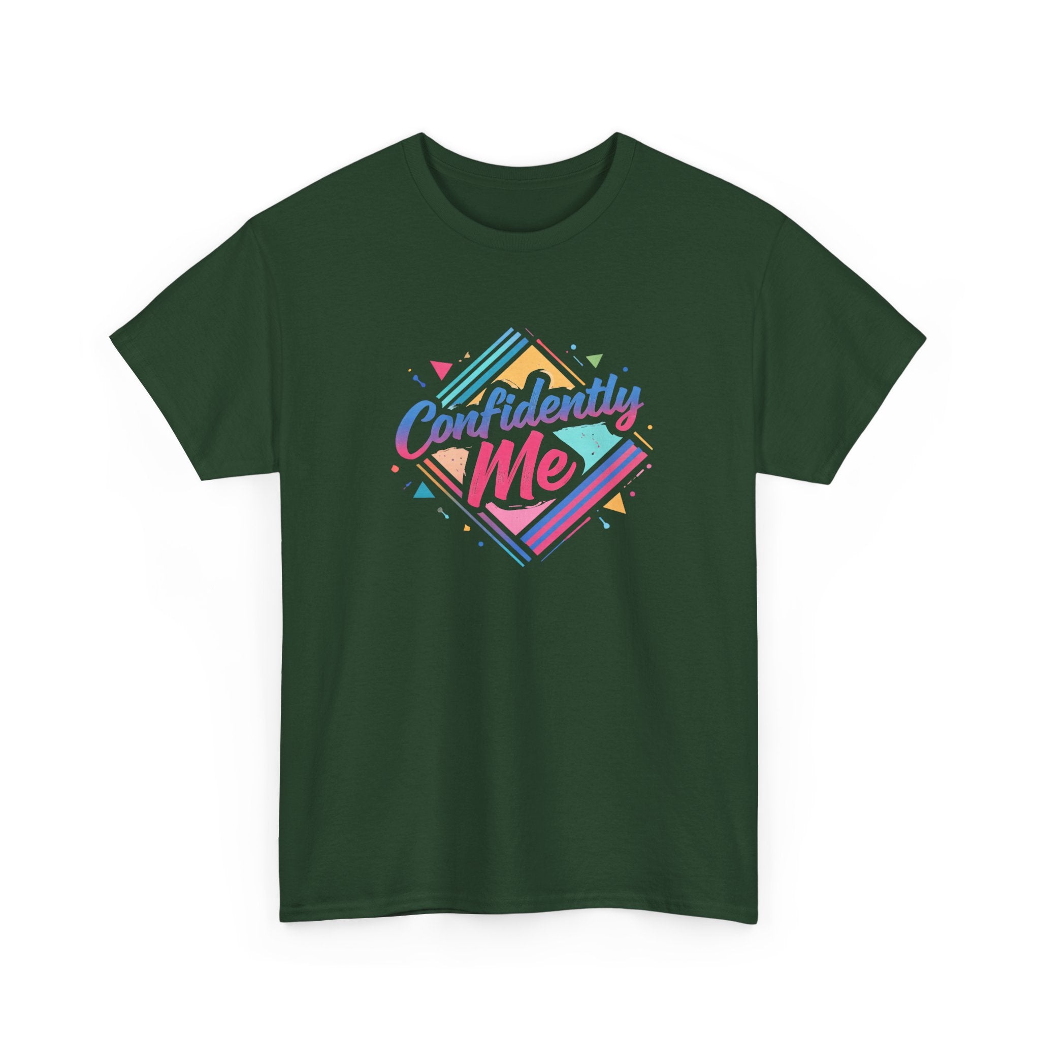 Confidently Me Tee — Retro Pastel Self-Love Graphic T-Shirt