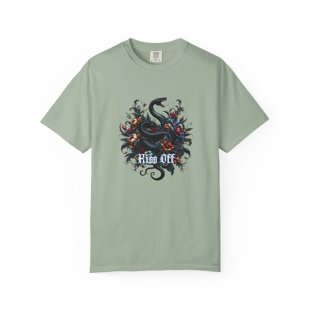 Snake Floral 'Hiss Off' T-Shirt