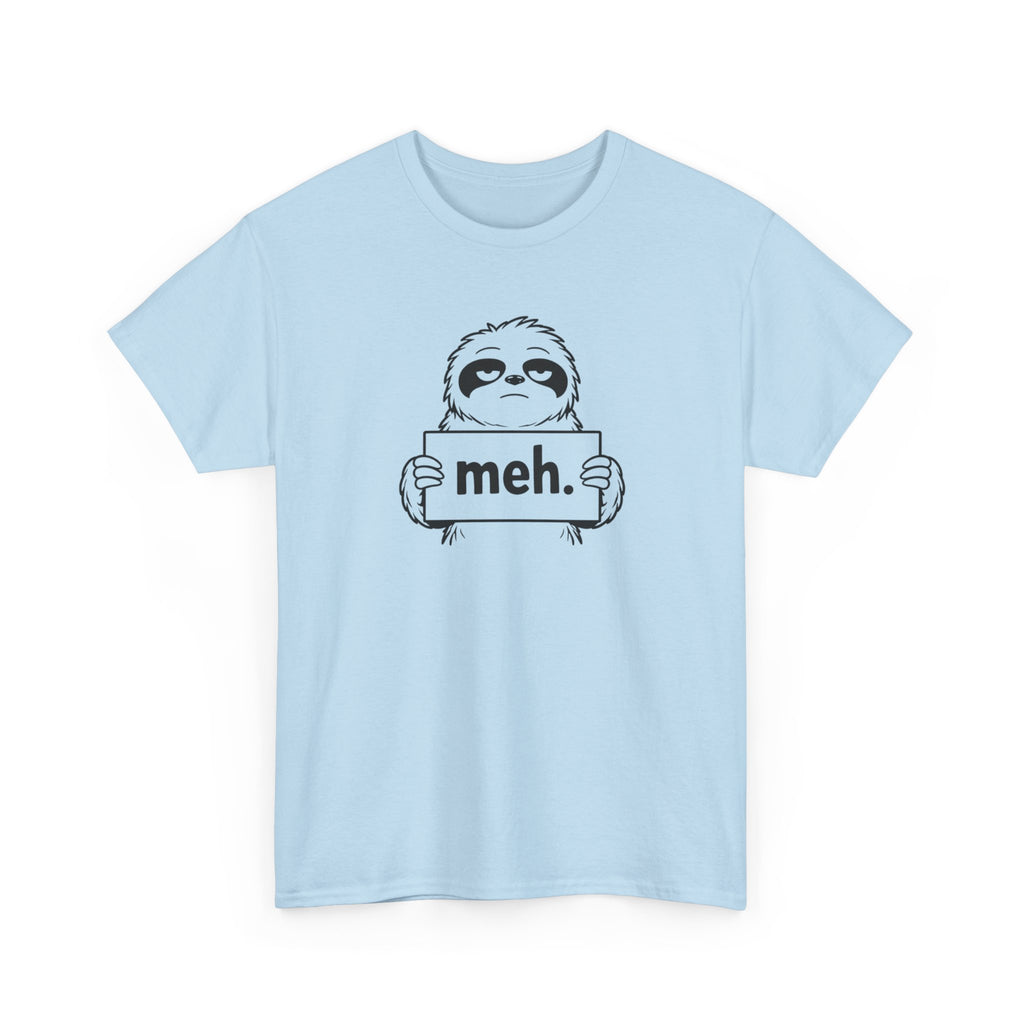 Sloth "meh." Graphic Tee - Cute Casual Funny T-Shirt