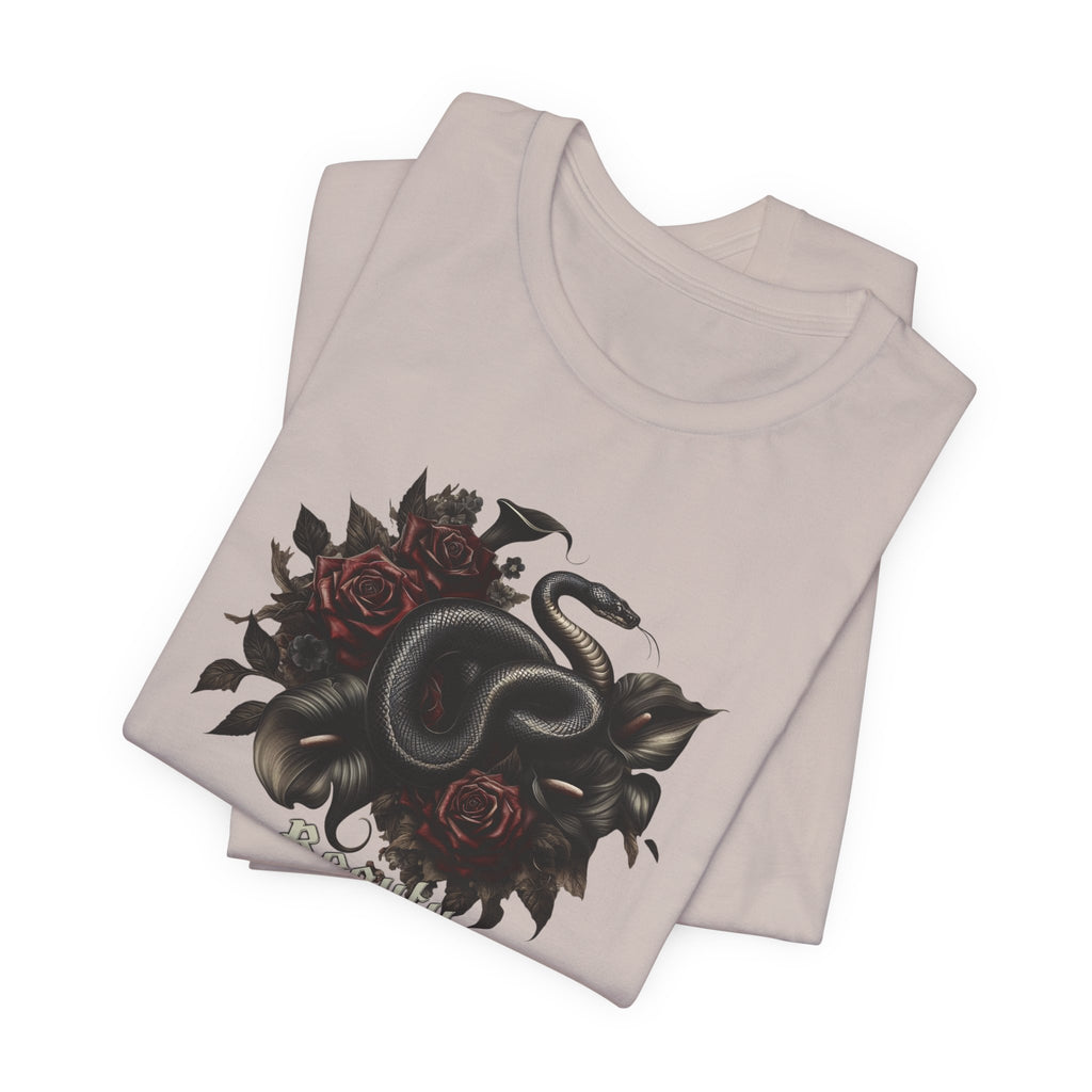 Snake Floral T-Shirt — Beauty in the Darkness Graphic Tee