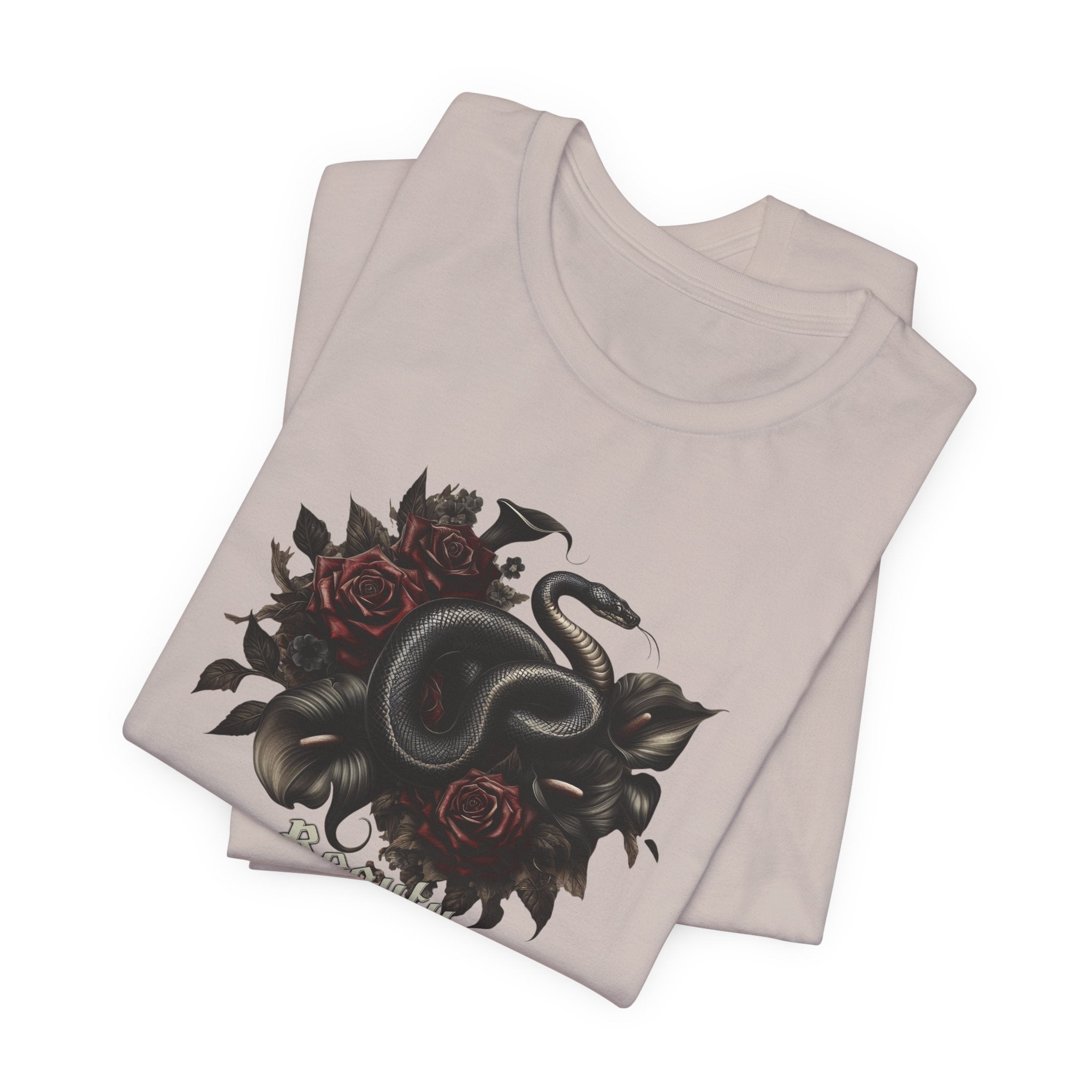 Snake Floral T-Shirt — Beauty in the Darkness Graphic Tee