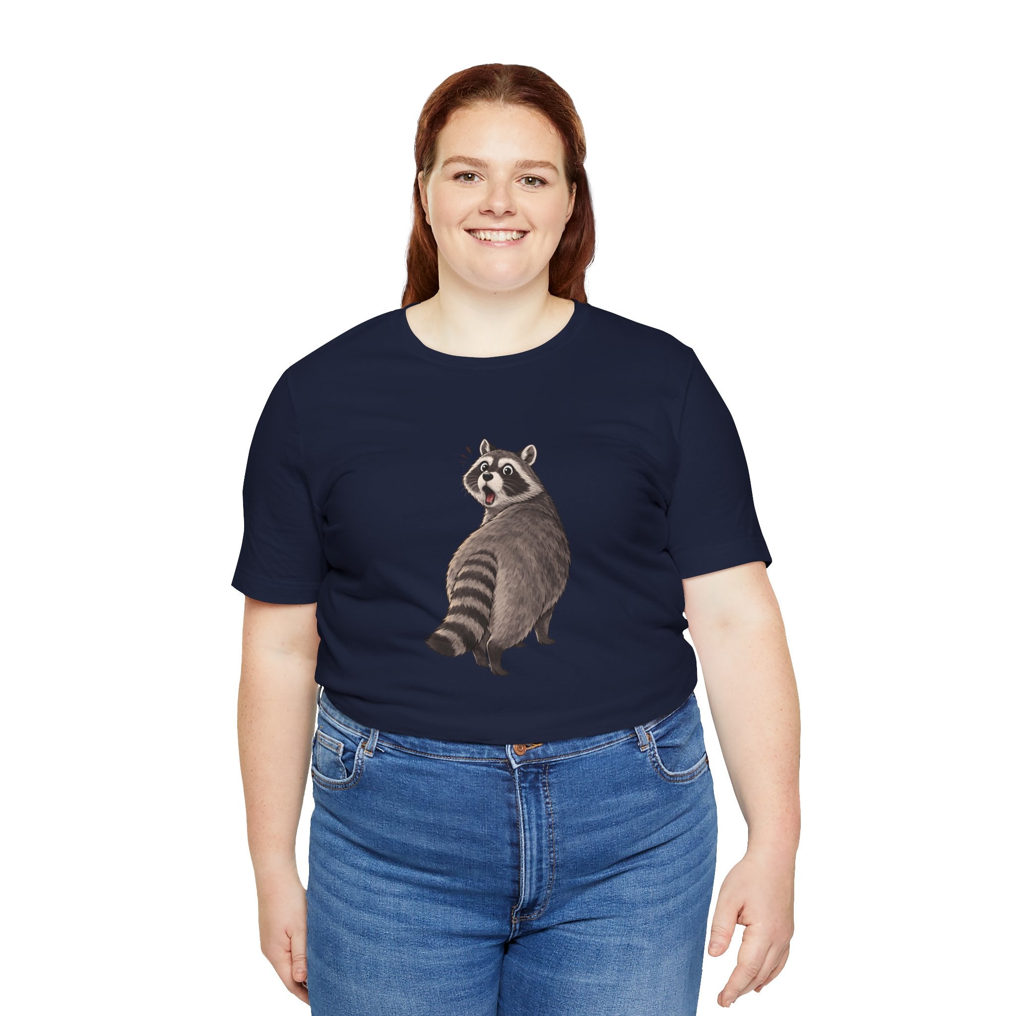 Raccoon Lookover T‑Shirt — Funny Woodland Animal Tee
