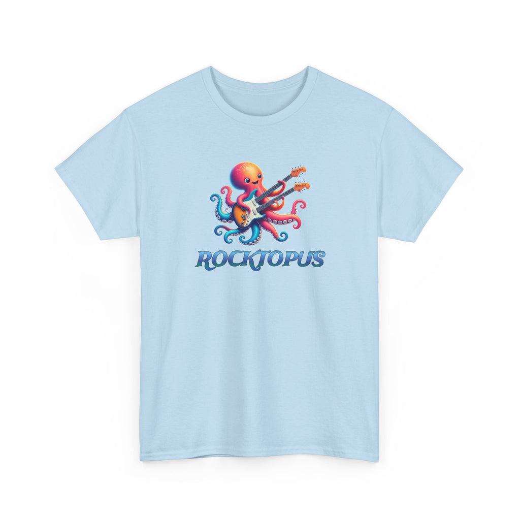 Rocktopus T-Shirt — Colorful Octopus Playing Guitar Tee