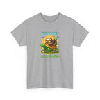 Slow Down Turtle Sloth & Snail V-Neck Tee — "Enjoy Life a Little" Relaxed Graphic Shirt