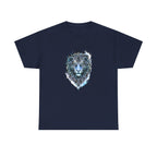 Tiger T-Shirt — Intricate Blue And White Tiger Graphic Tee