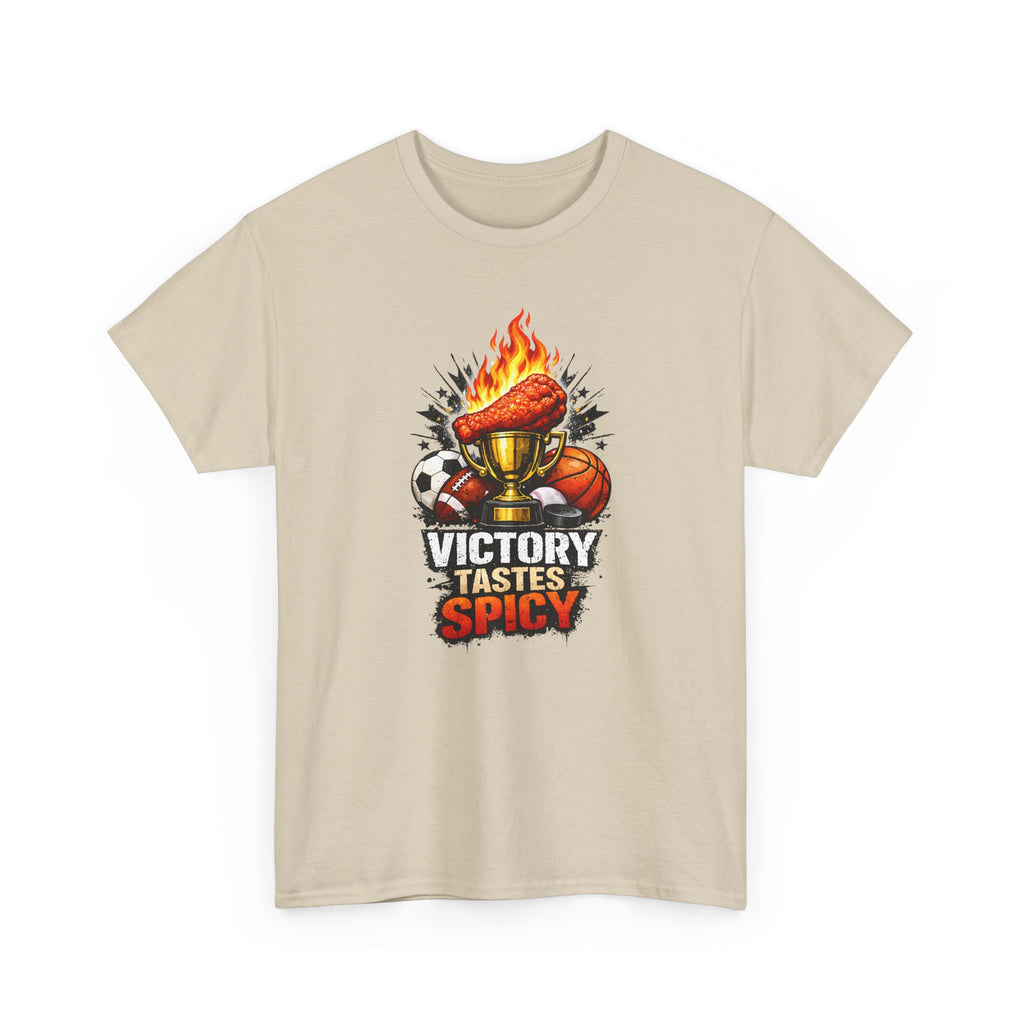 Victory Tastes Spicy Funny Sports Fan Wing T-Shirt