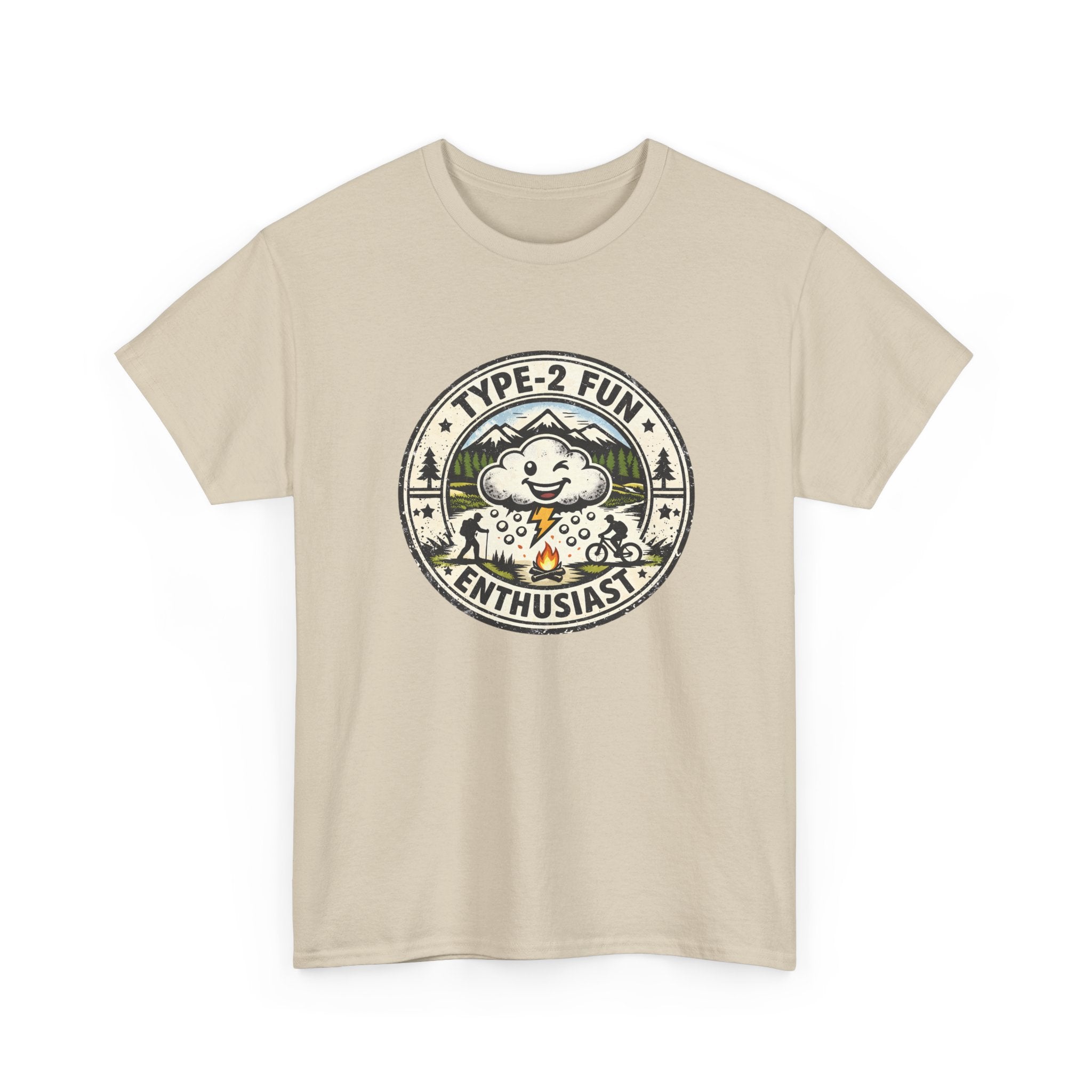 Type-2 Fun Enthusiasts T-Shirt — Funny Outdoor Hiking Camping Graphic Tee
