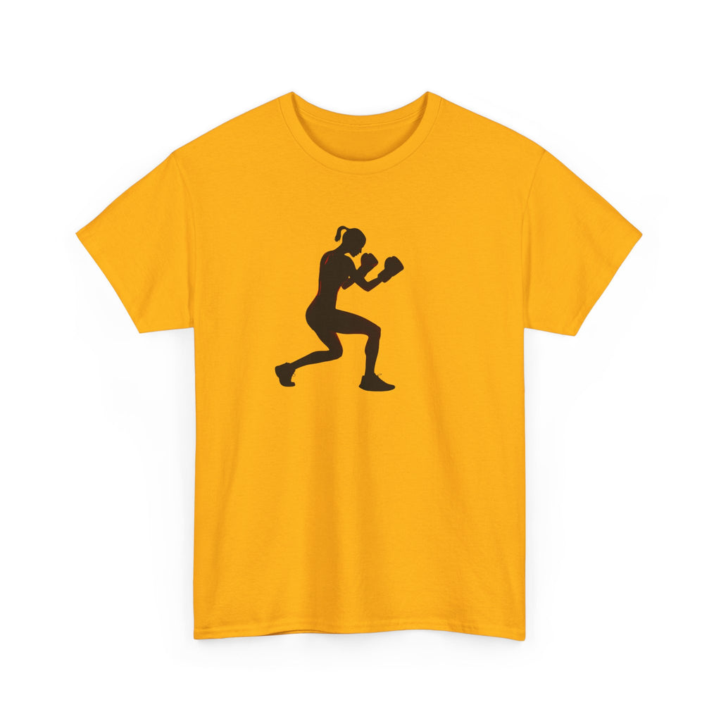 Boxing Silhouette T-Shirt — Women's Boxer Workout Tee