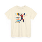 Weightlifting Motivation Tee — “Work For It, Fight For It, Never Quit” Gym Shirt