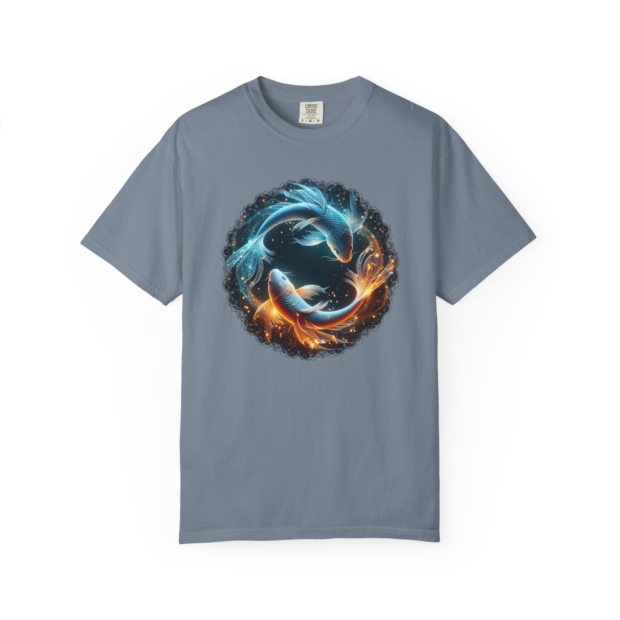 Yin Yang Koi Fish T-Shirt — Fire & Water Koi Circle Tee