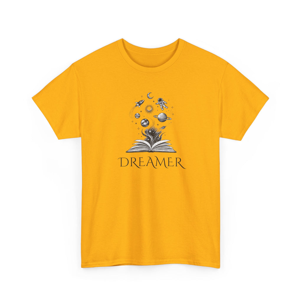 Dreamer T‑Shirt — Illustrated Book & Space Design