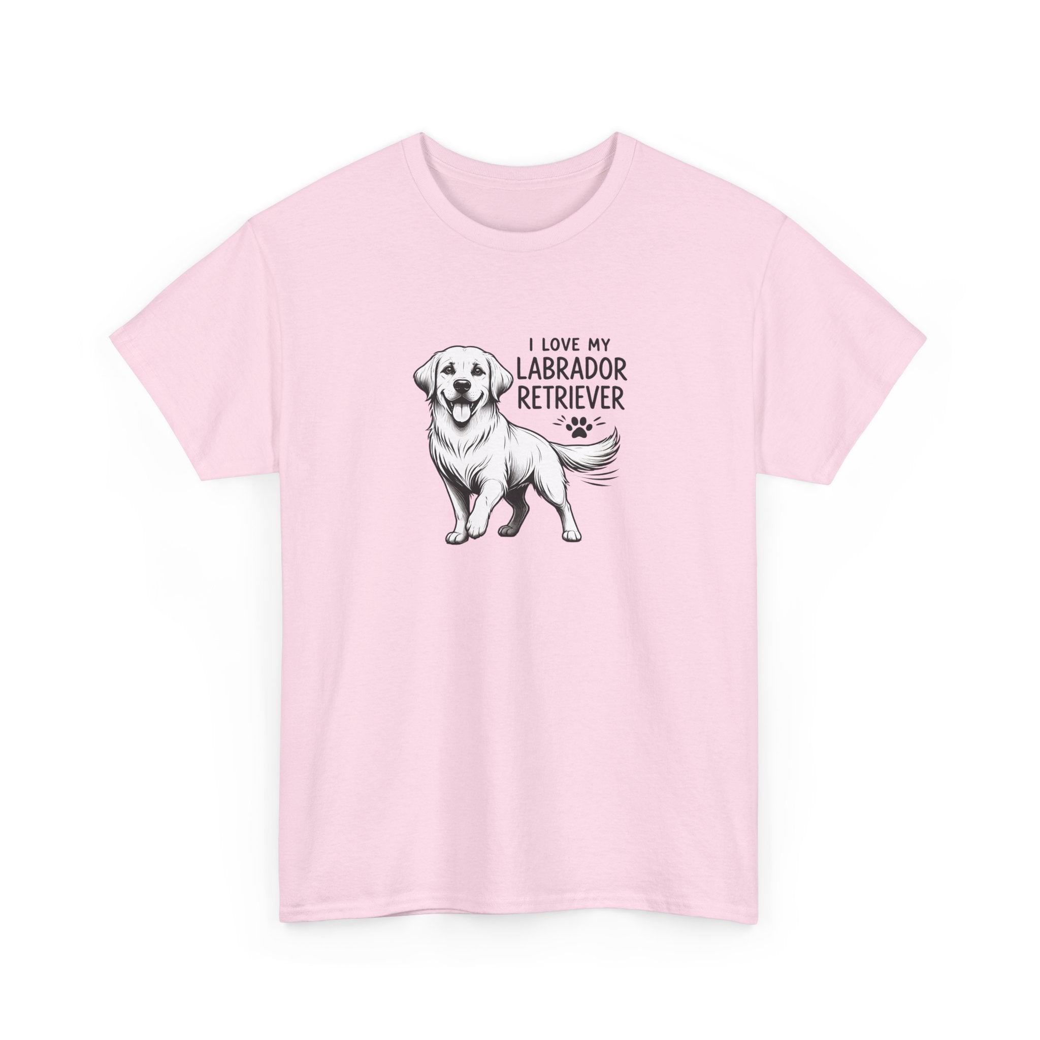 Labrador Retriever T-Shirt — "I Love My Labrador Retriever" Dog Lover Tee