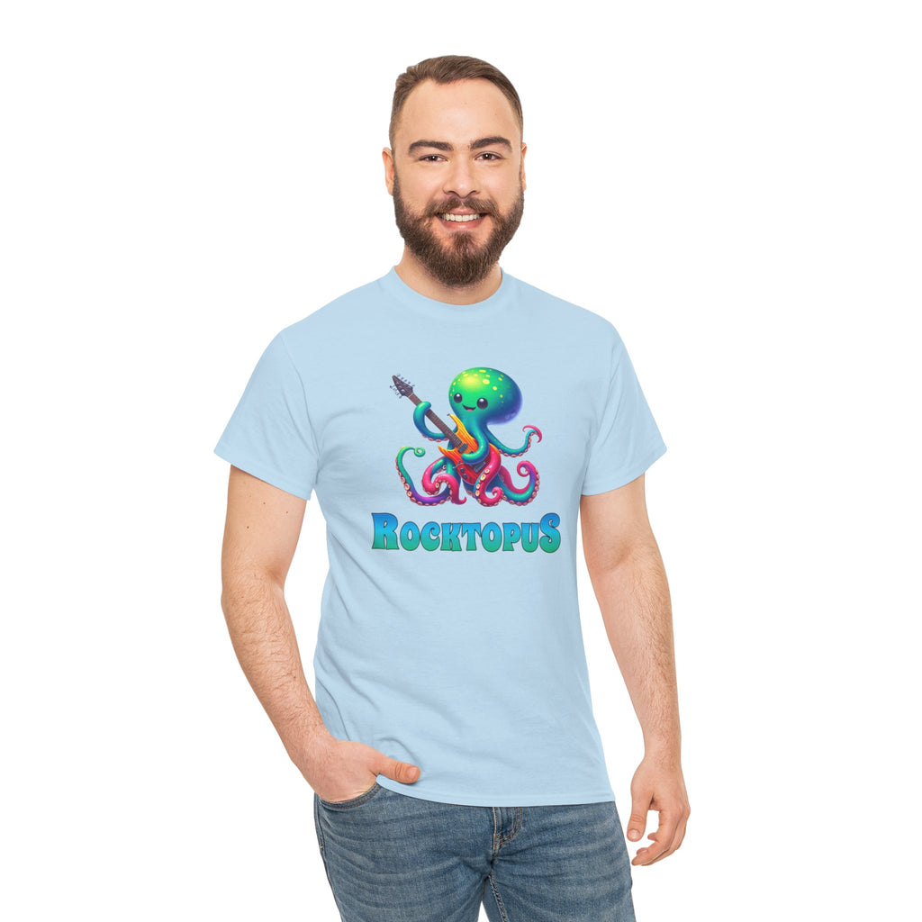 Rocktopus T-Shirt — Cute Octopus Playing Guitar Graphic Tee