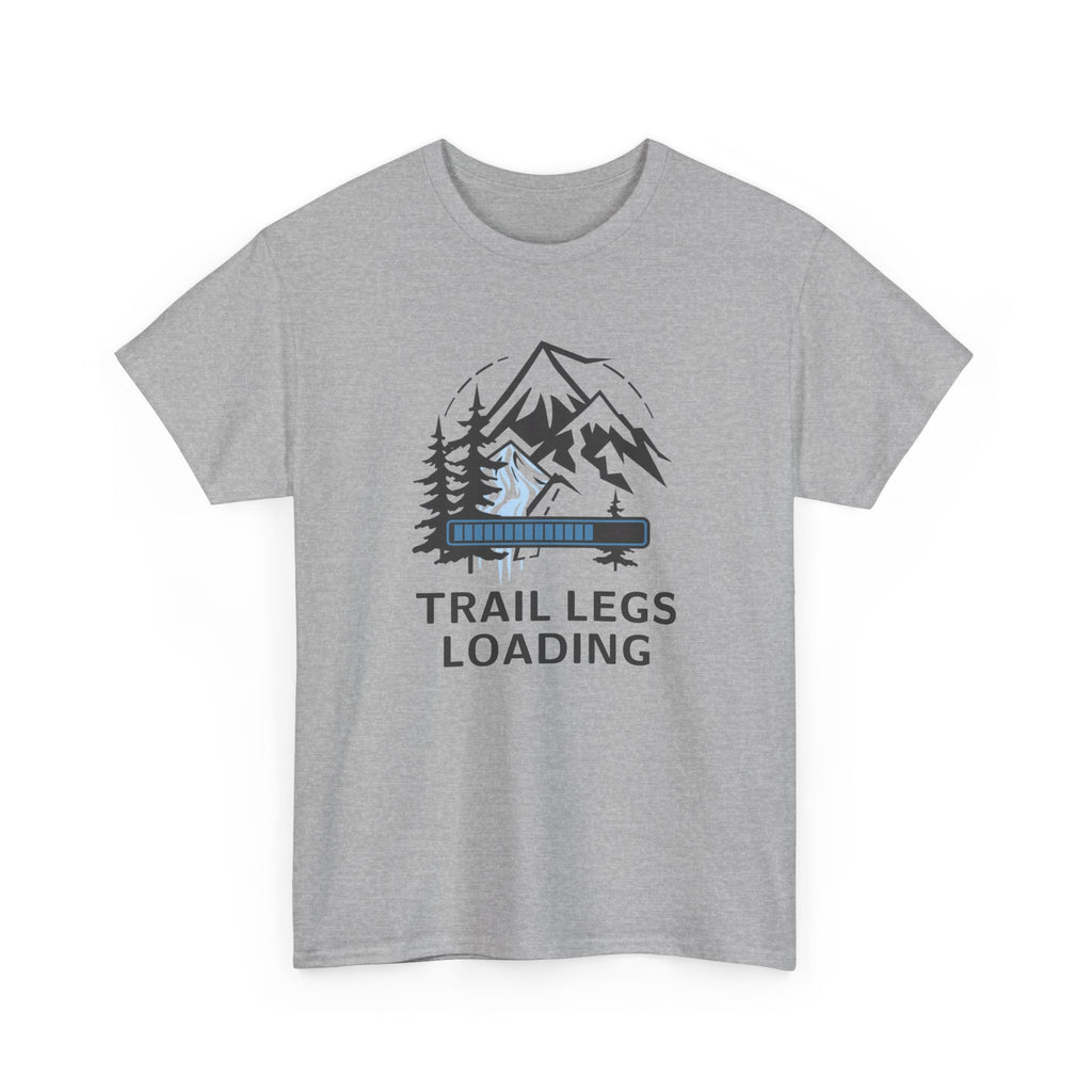Trail Legs Loading T‑Shirt — Hiking Mountain Graphic Tee