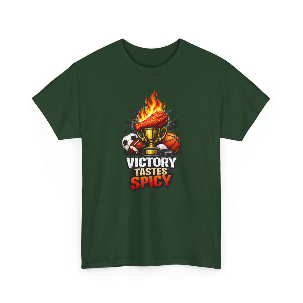 Victory Tastes Spicy Funny Sports Fan Wing T-Shirt