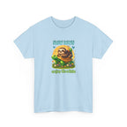 Slow Down Turtle Sloth & Snail V-Neck Tee — "Enjoy Life a Little" Relaxed Graphic Shirt