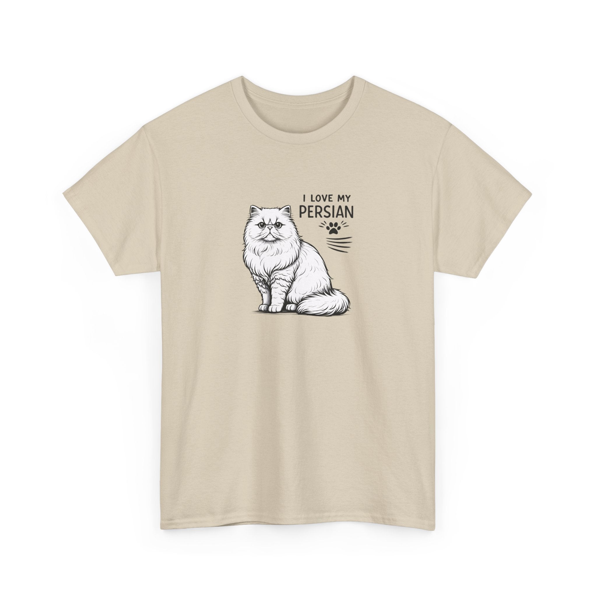 Persian Cat T-Shirt — "I Love My Persian" Tee