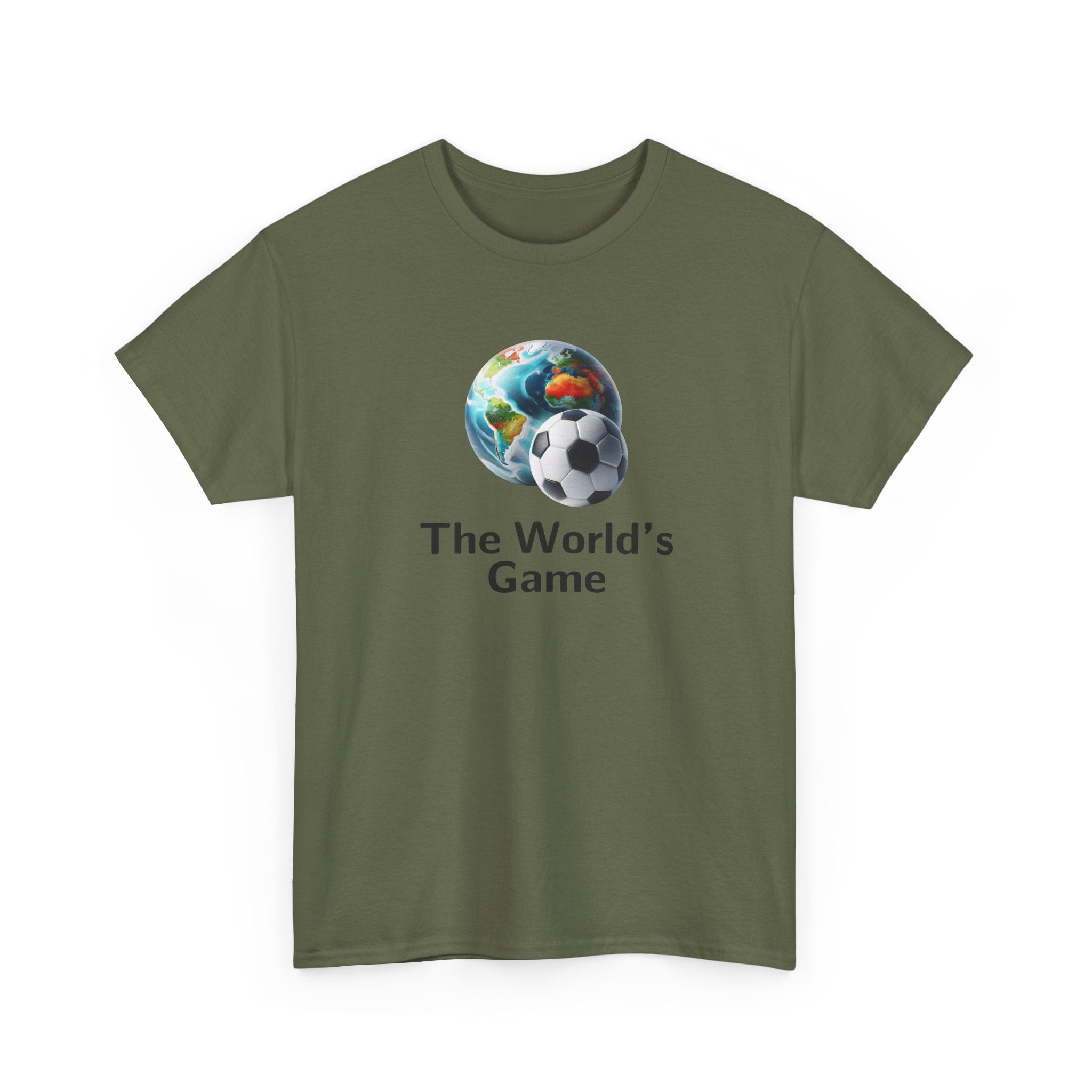 Football Soccer Globe T-Shirt — “The World’s Game” Casual Tee