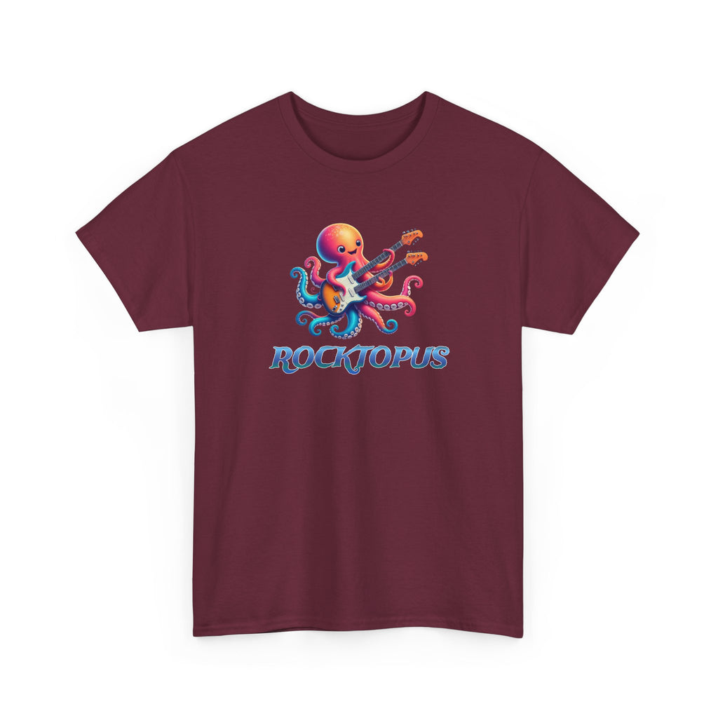 Rocktopus T-Shirt — Colorful Octopus Playing Guitar Tee