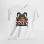G.O.A.T. Graphic Tee — Fierce Goat Basketball Player Fan Shirt