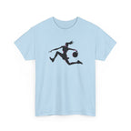 Basketball Player Silhouette T-Shirt — Dynamic Graphic Tee for Basketball Fans