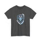 Tiger T-Shirt — Intricate Blue And White Tiger Graphic Tee