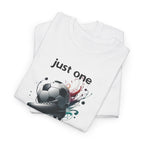 "Just One More Match" T-Shirt — Football Soccer Graphic Tee
