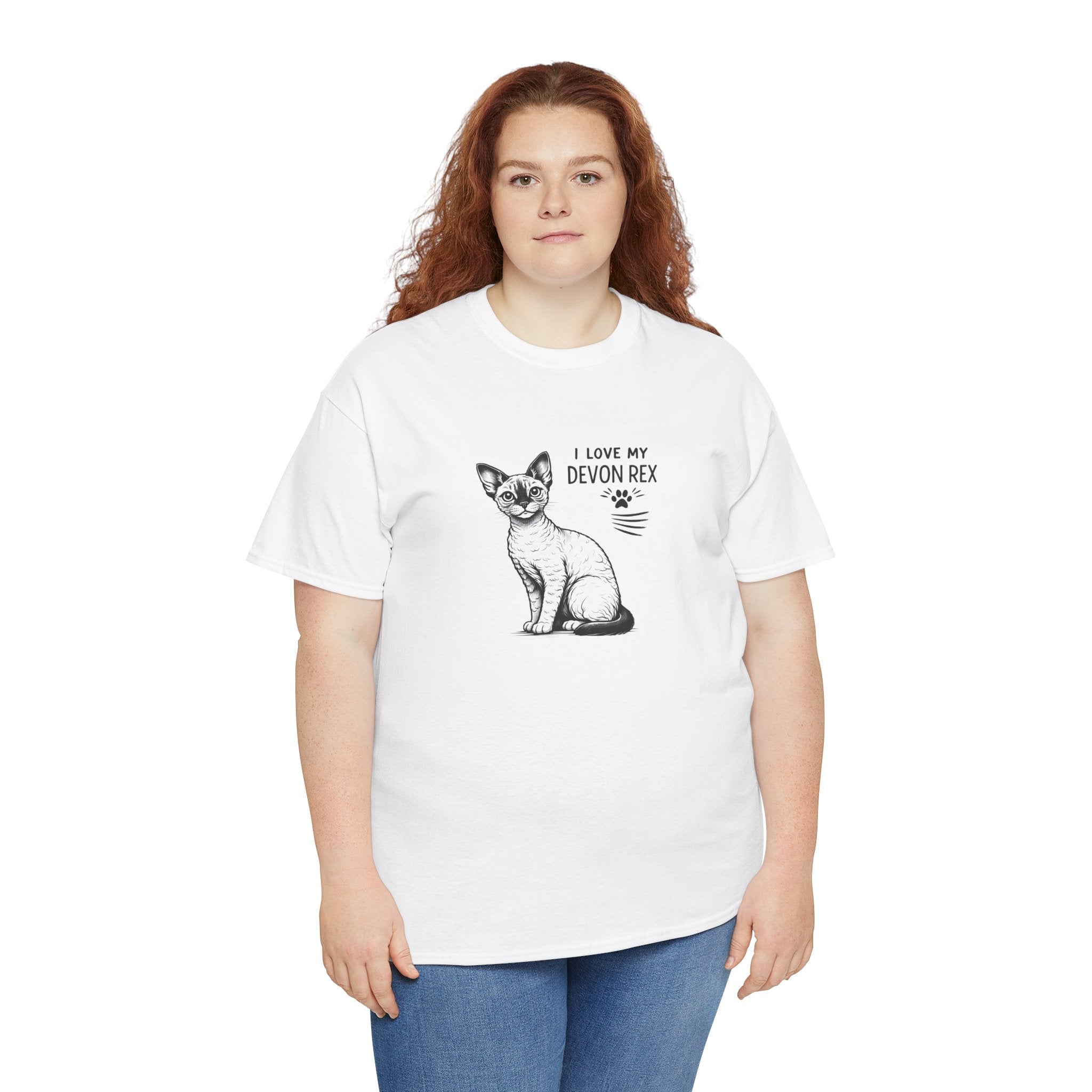 Devon Rex Cat T-Shirt — I Love My Devon Rex Graphic Tee