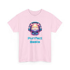 T-Shirt — "Purrfect Beats" Cat DJ Graphic Tee