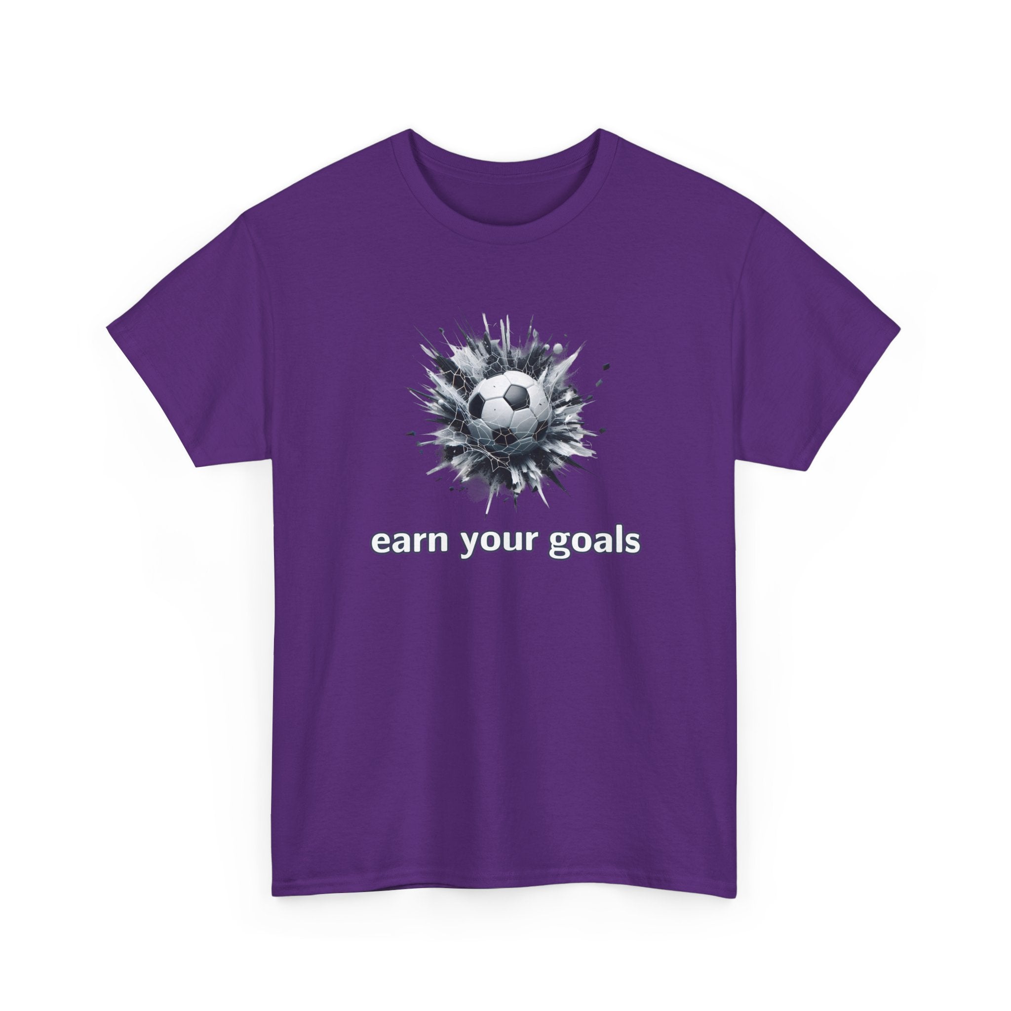 Football Soccer 'Earn Your Goals' T-Shirt