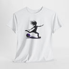 Girls Soccer Silhouette T-Shirt – Soccer Player Graphic Tee