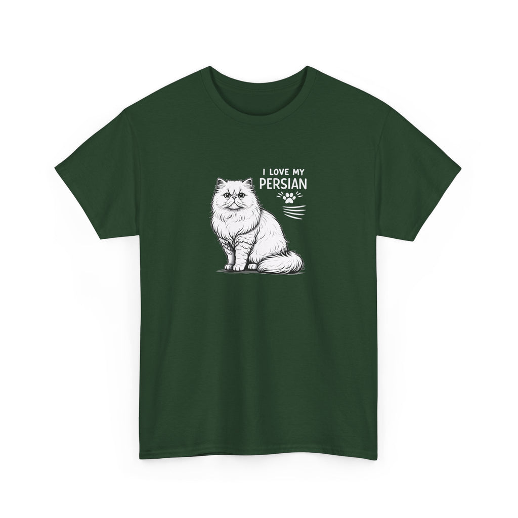 Persian Cat T-Shirt — "I Love My Persian" Tee