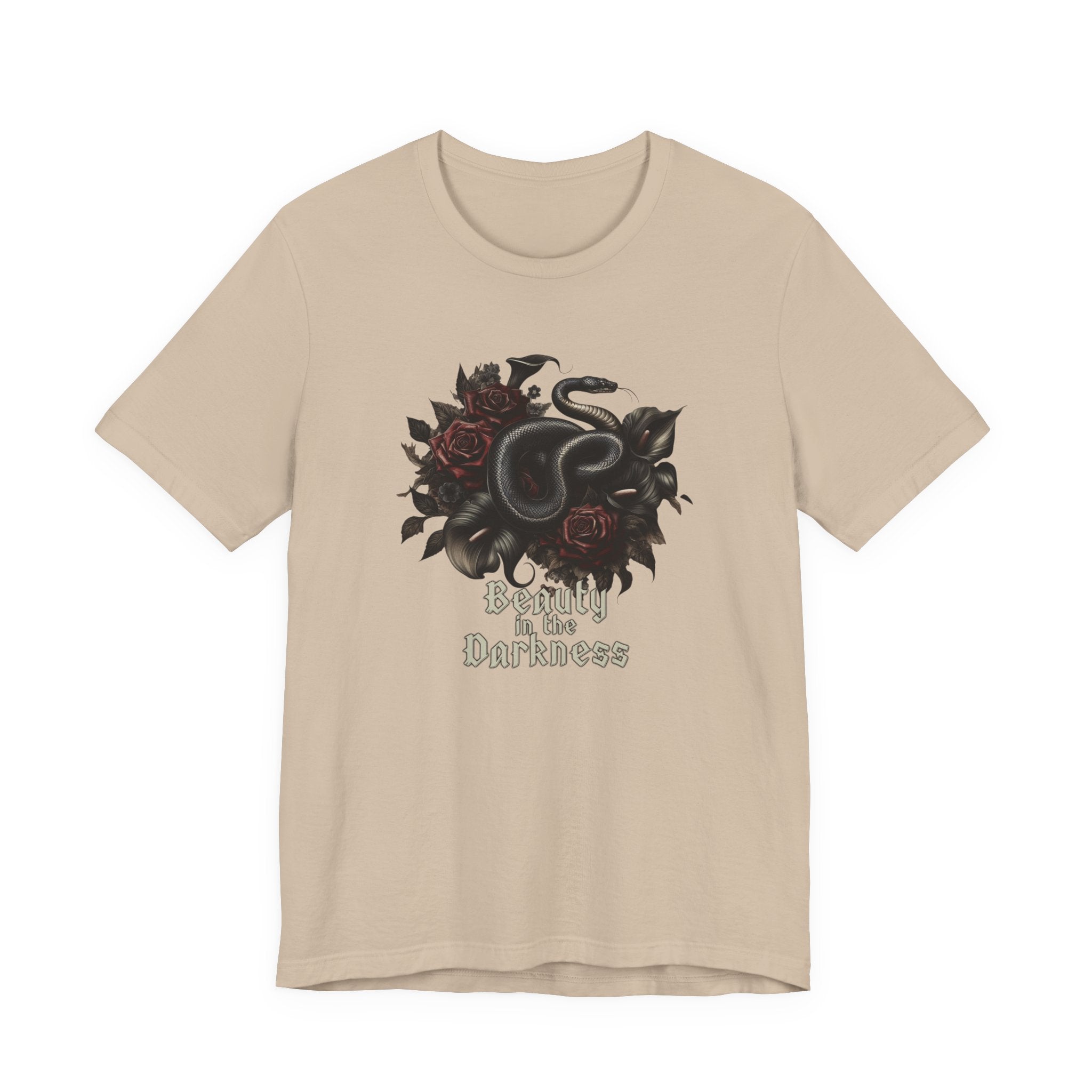 Snake Floral T-Shirt — Beauty in the Darkness Graphic Tee