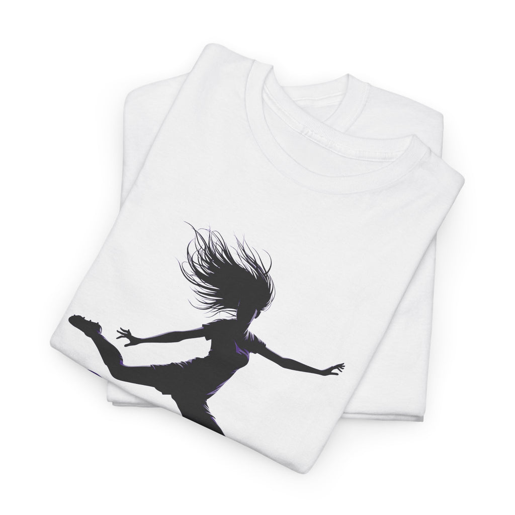 Girls Soccer Silhouette T-Shirt – Soccer Player Graphic Tee