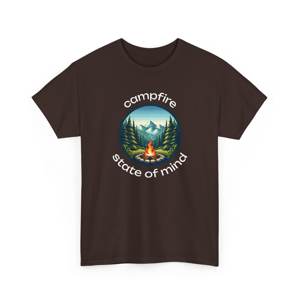 Campfire State of Mind T-Shirt — Outdoor Camping Graphic Tee